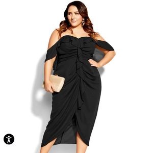 City Chic VaVaVoom Dress in black.. stunning!!